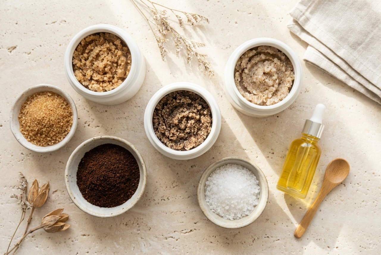 Vücut Peelingi Rutininiz: Tanecik Boyutu ve Yağlar Nasıl Seçilir?